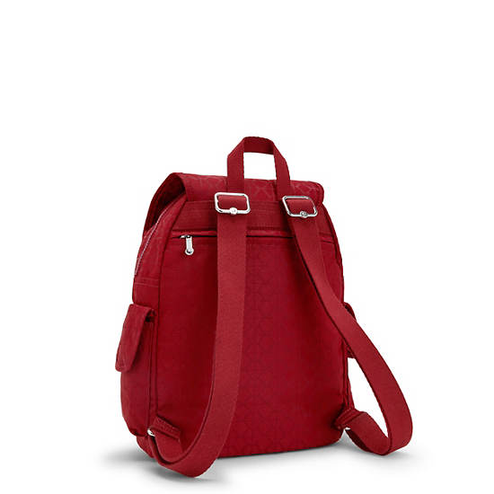 Kipling City Pack Small Classic Ryggsekk Rød | NO 1717VR